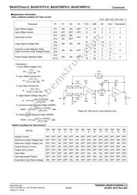 BA3474WFV-CE2 Datasheet Page 22