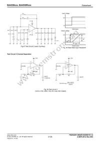 BA4558FV-E2 Datasheet Page 21