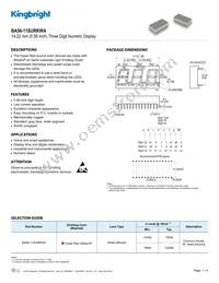 BA56-11SURKWA Datasheet Cover