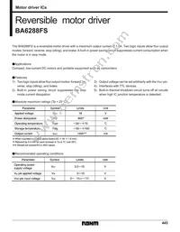 BA6288FS-E2 Datasheet Cover