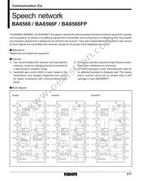 BA6566 Datasheet Cover