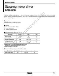 BA6845FS-E2 Datasheet Cover