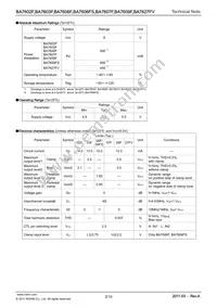 BA7607F-E2 Datasheet Page 2