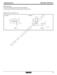 BA7612N Datasheet Page 5