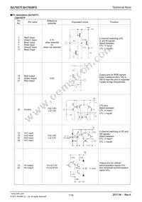 BA7657F-E2 Datasheet Page 7