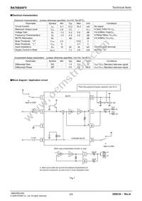 BA7664AFV-E2 Datasheet Page 2