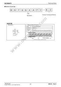 BA7664AFV-E2 Datasheet Page 4