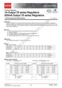 BA78M15CP-E2 Datasheet Cover