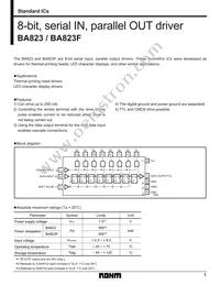 BA823 Datasheet Cover