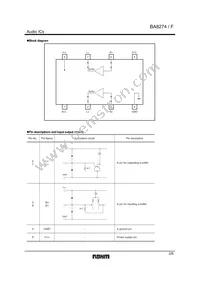 BA8274F-E2 Datasheet Page 2