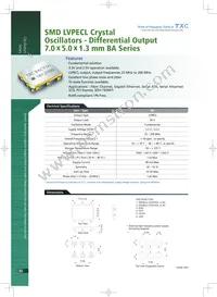 BAA5670003 Datasheet Cover