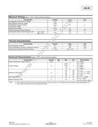 BAL99-7-F Datasheet Page 2
