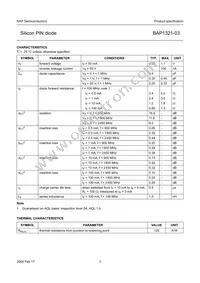 BAP1321-03 Datasheet Page 3