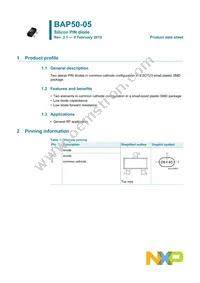 BAP50-05 Datasheet Cover