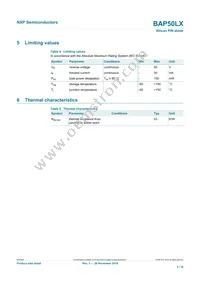 BAP50LX Datasheet Page 3