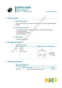 BAP51-06W Datasheet Cover