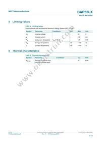 BAP55LX Datasheet Page 3