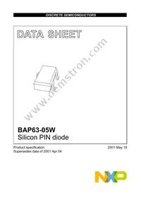 BAP63-05W Datasheet Cover