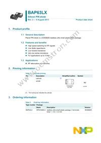 BAP63LX Datasheet Cover