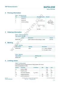 BAP64-05W Datasheet Page 2