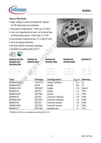 BAR 64-05W H6433 Datasheet Cover
