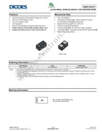 BAS116LP3-7 Datasheet Cover