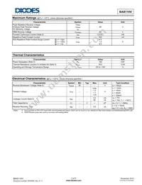 BAS116V-7 Datasheet Page 2