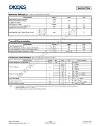 BAS16HTWQ-13R Datasheet Page 2