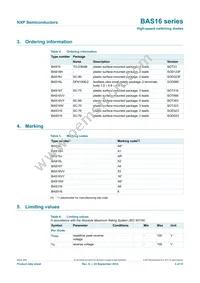 BAS16T Datasheet Page 3