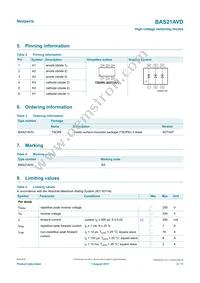 BAS21AVD Datasheet Page 2