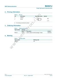 BAS21J/ZLX Datasheet Page 3