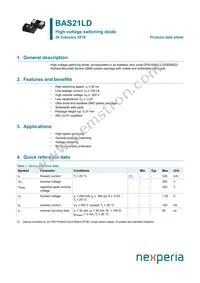 BAS21LDYL Datasheet Cover