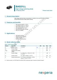 BAS21LLYL Datasheet Cover