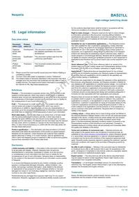 BAS21LLYL Datasheet Page 11