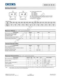BAS40-06-7 Datasheet Page 2