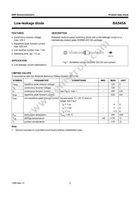 BAS45A Datasheet Page 3