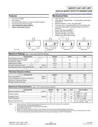BAS70-04T-7-F Datasheet Cover