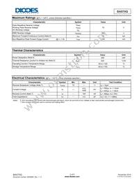 BAS70Q-7-F Datasheet Page 2