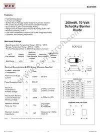 BAS70WX-TP Datasheet Cover