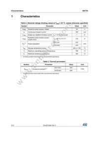 BAT30WFILM Datasheet Page 2