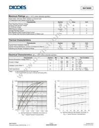 BAT400D-7 Datasheet Page 2