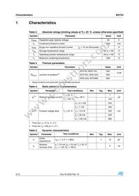 BAT54-09P6FILM Datasheet Page 2