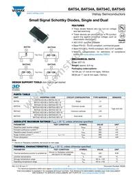BAT54C-HE3-18 Datasheet Cover