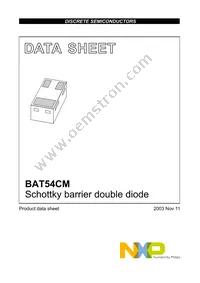 BAT54CM Datasheet Page 2