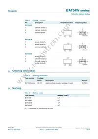 BAT54CW Datasheet Page 2