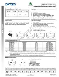 BAT64SW-7-F Datasheet Cover