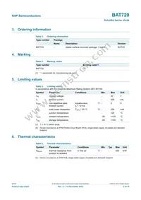 BAT720 Datasheet Page 3