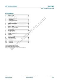 BAT74S Datasheet Page 11