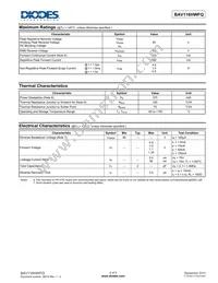 BAV116HWFQ-7 Datasheet Page 2