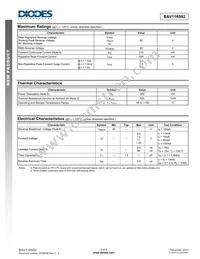 BAV116S92-7 Datasheet Page 2